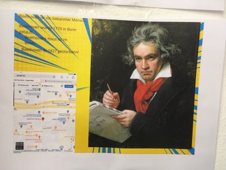 Ein Plakat zu Beethoven.